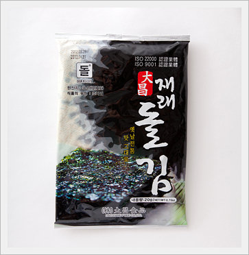 Seasoned Laver Jaerae Dolgim Made in Korea
